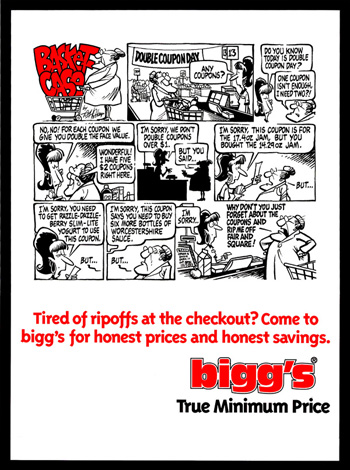 bigg's Cartoon Ad